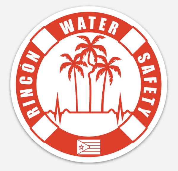Rincón Water Safety Org Sticker