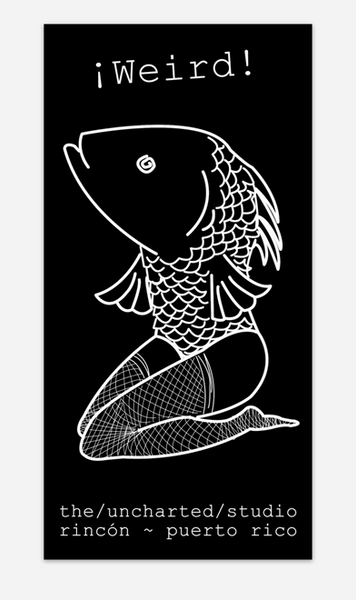 Uncharted Lady Fish Sticker