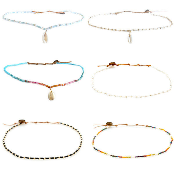 Seed Bead Choker Necklaces