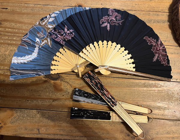 Bamboo and Rayon Fans