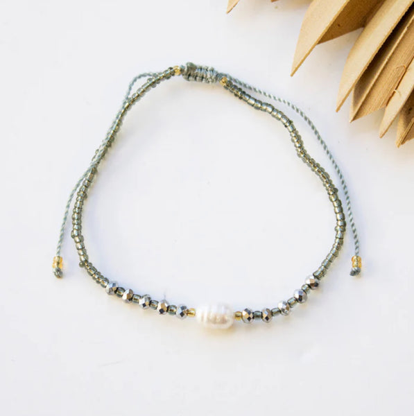 Beaded Pearl Bracelet