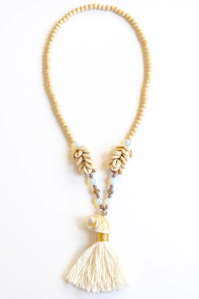 Shell Tassel Necklace