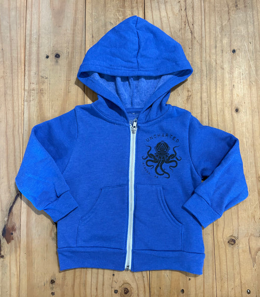 Kids Zip Front Octopus Hoodie