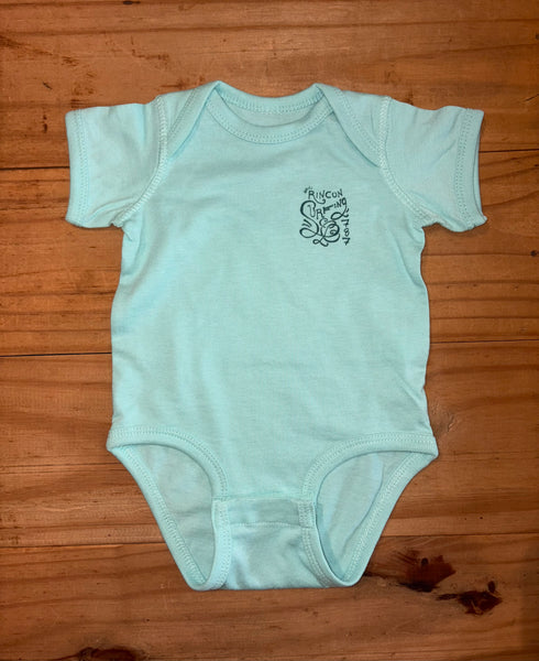 Surfing Rincon Baby Onesie
