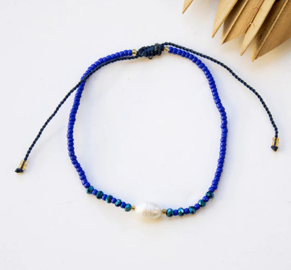 Beaded Pearl Bracelet