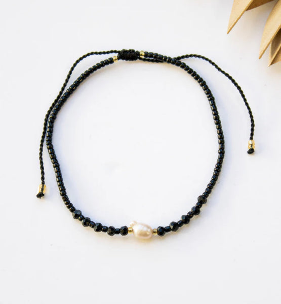 Beaded Pearl Bracelet