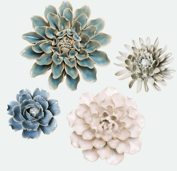 Ceramic Wall Flowers