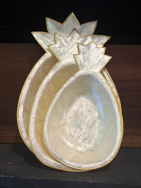 Pineapple Capiz Bowls