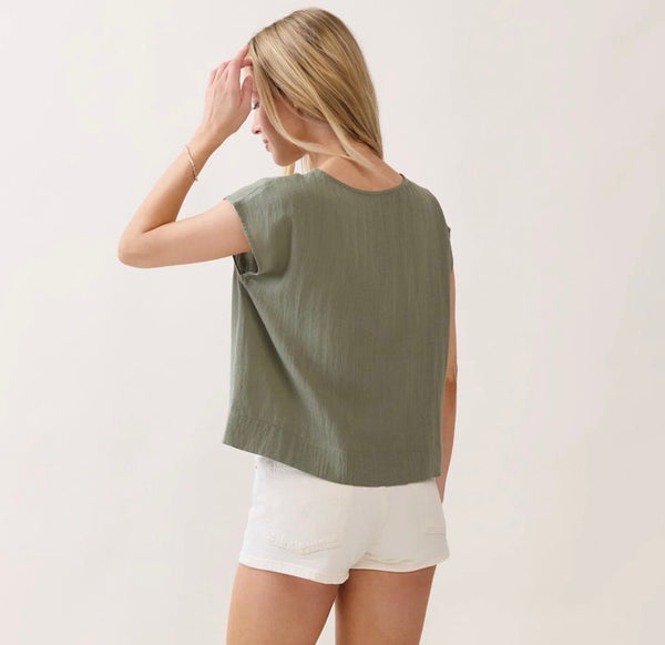 Boxy Rayon Top