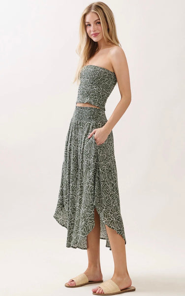 Monstera Print Matched Set