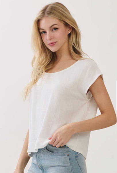 Boxy Rayon Top