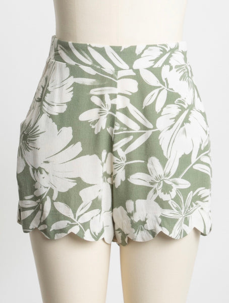 Wavy Hem Fauna Short