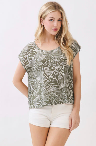 Boxy Rayon Top