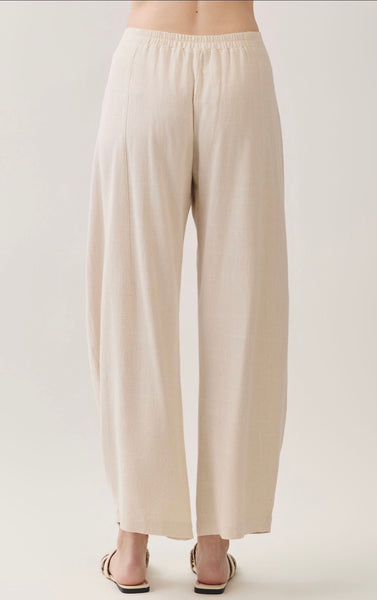 Linen Barrel Pant