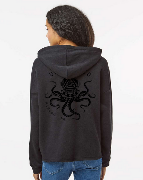 Cropped Octopus Hoodie