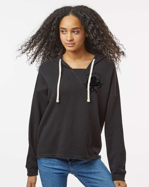 Cropped Octopus Hoodie