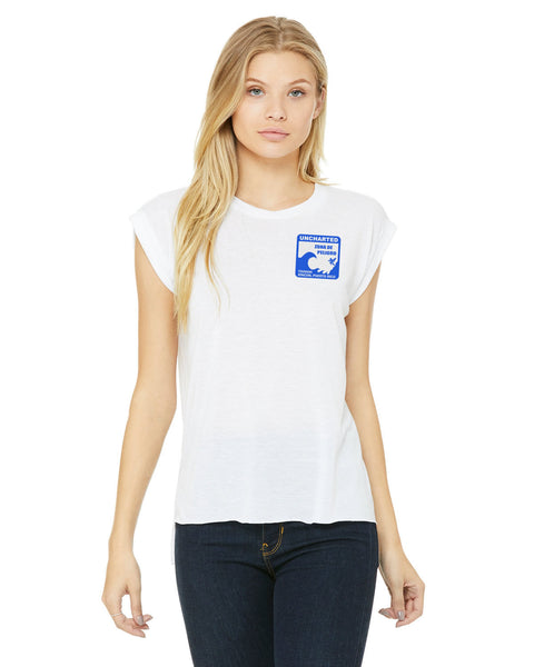 Rolled Sleeve Uncharted Tsunami Tee