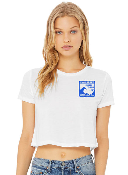 Womens Uncharted Tsunami Crop Tee