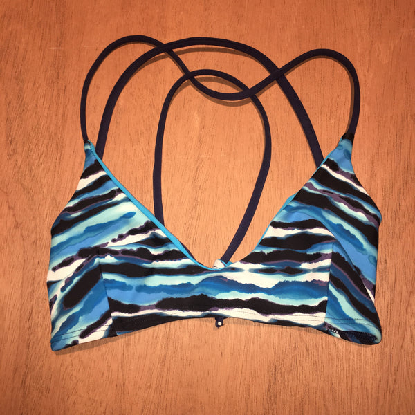 Seaglass Swimwear #351 Reversible Bralette Strappy Top