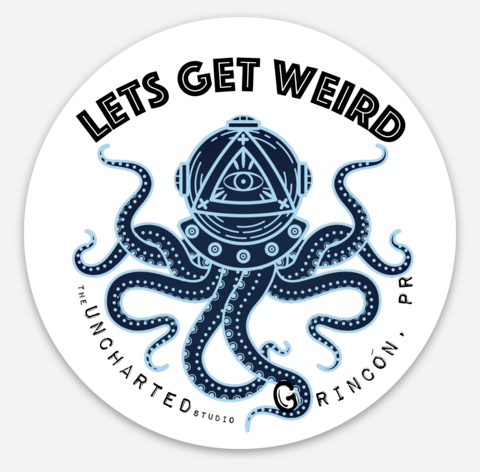 Lets Get Weird Octopus Magnet