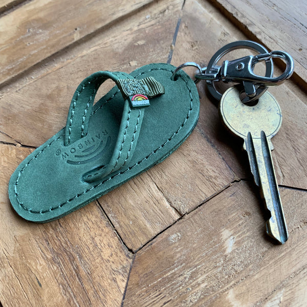 Rainbow Sandals Flip Flop Keychain