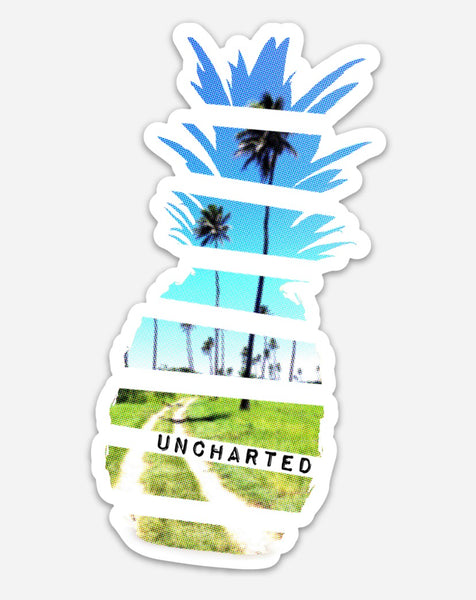 Uncharted Pineapple Sticker