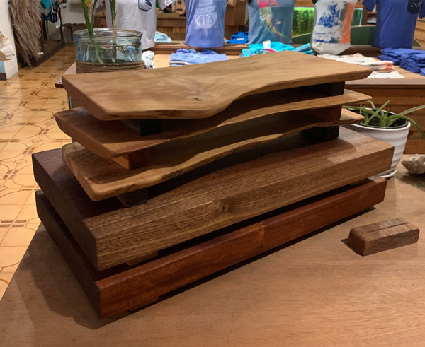 Serving Boards Made From Local Wood