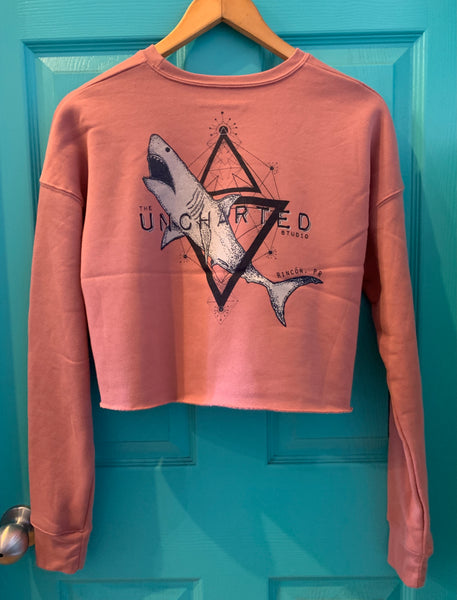 Cropped Shark Sweatshirt