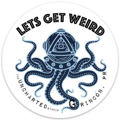 Let's Get Weird Octopus Sticker