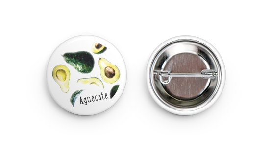Pin Back Button - Aguacate
