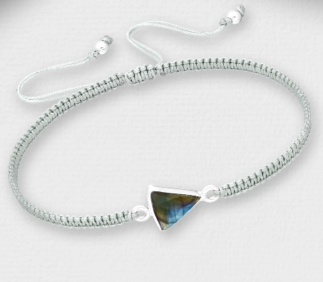 Triangle Gemstone Bracelet